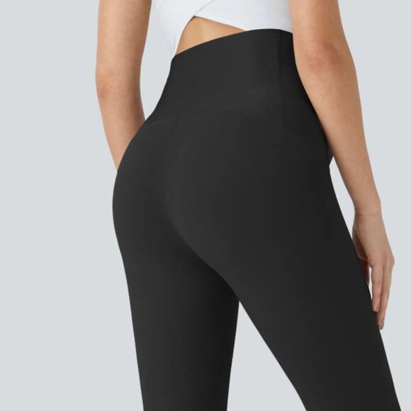 Halara SoftlyZero™ Super High Waisted Maternity Yoga 7/8 Leggings-UPF50+ - Picture 3 of 7